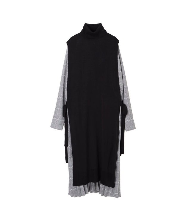 Setタートルニットベスト チェック柄シャツワンピース Koeファッション通販 公式通販 オンワード クローゼット