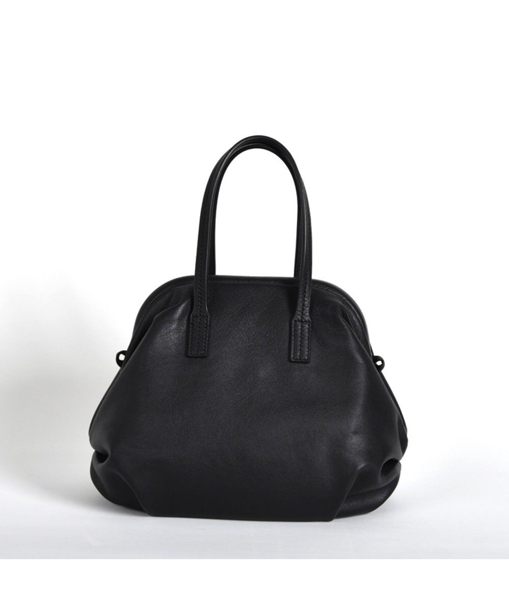 LA BAGAGERIE 【インスタグラマー・本郷智香子さんコラボ商品】フレームソフトレザーバッグ Sサイズ 