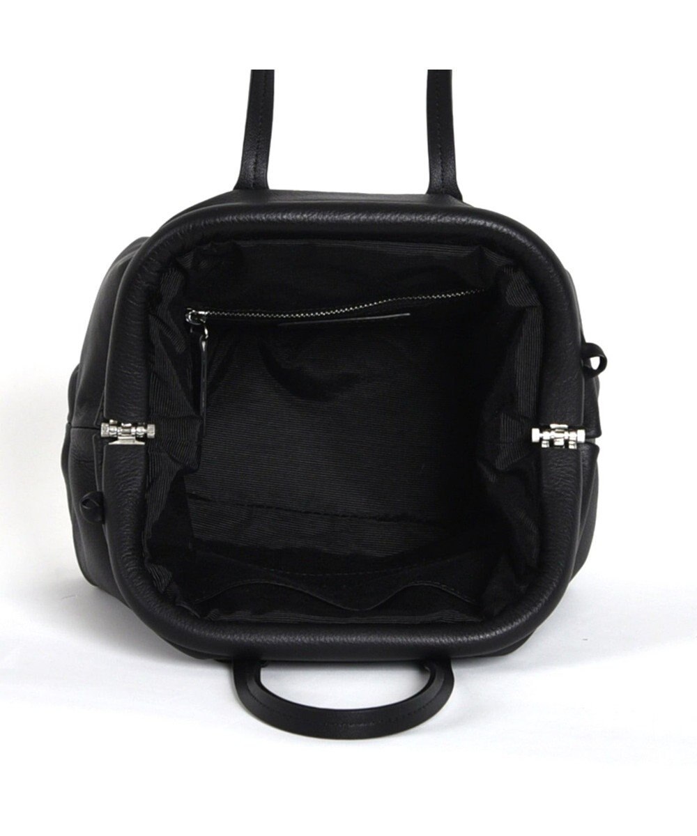 LA BAGAGERIE 【インスタグラマー・本郷智香子さんコラボ商品】フレームソフトレザーバッグ Sサイズ 