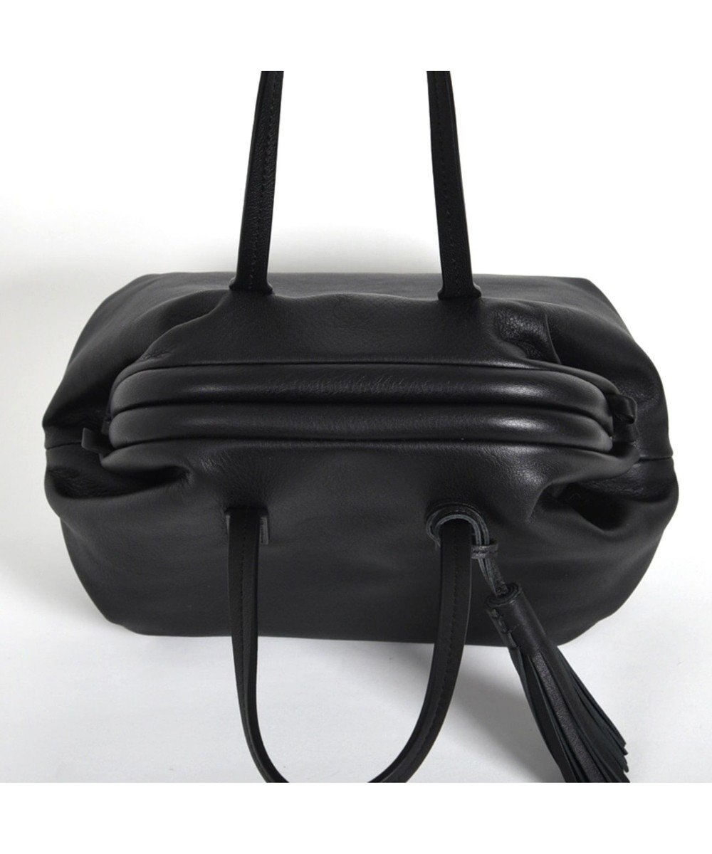 LA BAGAGERIE 【インスタグラマー・本郷智香子さんコラボ商品】フレームソフトレザーバッグ Sサイズ 