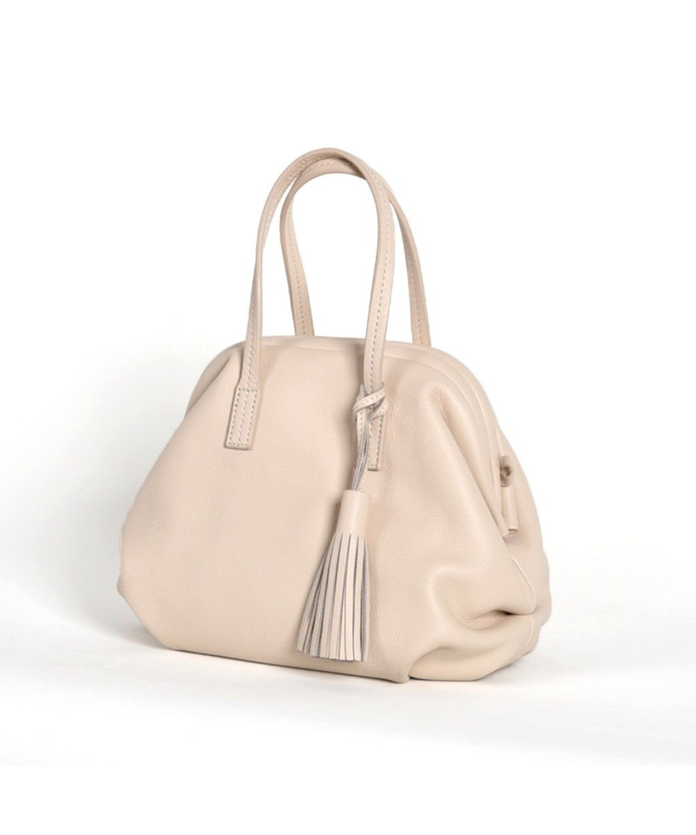 LA BAGAGERIE 【インスタグラマー・本郷智香子さんコラボ商品】フレームソフトレザーバッグ Sサイズ 