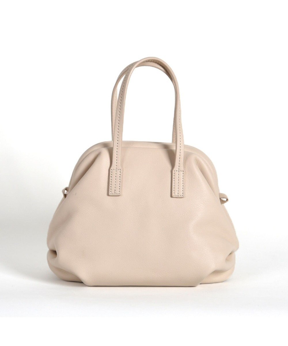 LA BAGAGERIE 【インスタグラマー・本郷智香子さんコラボ商品】フレームソフトレザーバッグ Sサイズ 