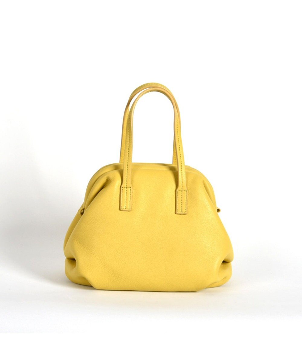 LA BAGAGERIE 【インスタグラマー・本郷智香子さんコラボ商品】フレームソフトレザーバッグ Sサイズ 