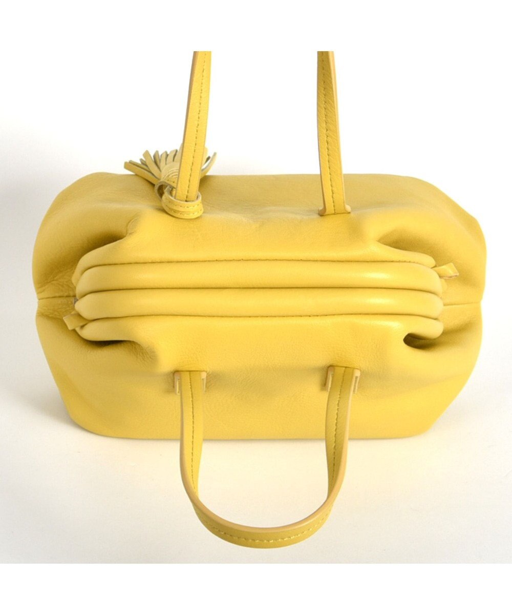 LA BAGAGERIE 【インスタグラマー・本郷智香子さんコラボ商品】フレームソフトレザーバッグ Sサイズ 