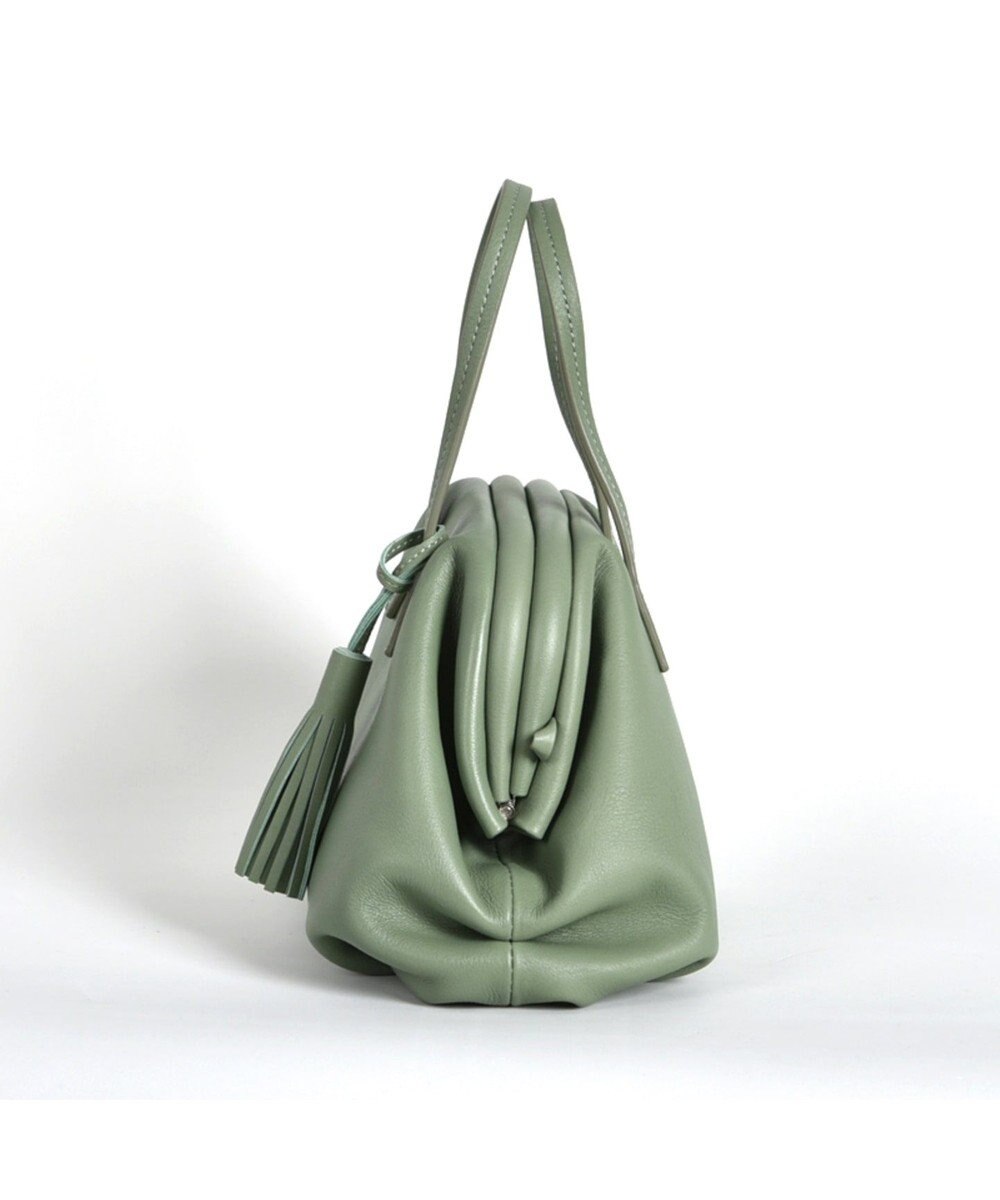 LA BAGAGERIE 【インスタグラマー・本郷智香子さんコラボ商品】フレームソフトレザーバッグ Sサイズ 