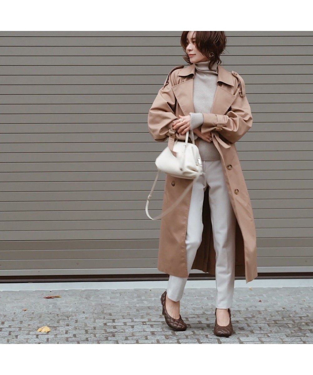 LA BAGAGERIE 【インスタグラマー・本郷智香子さんコラボ商品】フレームソフトレザーバッグ Sサイズ 