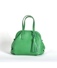 LA BAGAGERIE 【インスタグラマー・本郷智香子さんコラボ商品】フレームソフトレザーバッグ Sサイズ