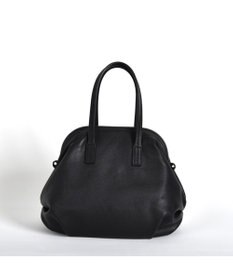 LA BAGAGERIE 【インスタグラマー・本郷智香子さんコラボ商品】フレームソフトレザーバッグ Sサイズ