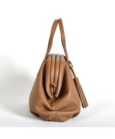 LA BAGAGERIE 【インスタグラマー・本郷智香子さんコラボ商品】フレームソフトレザーバッグ Sサイズ