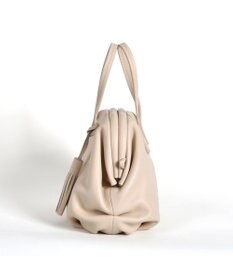 LA BAGAGERIE 【インスタグラマー・本郷智香子さんコラボ商品】フレームソフトレザーバッグ Sサイズ