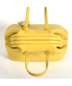 LA BAGAGERIE 【インスタグラマー・本郷智香子さんコラボ商品】フレームソフトレザーバッグ Sサイズ