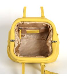 LA BAGAGERIE 【インスタグラマー・本郷智香子さんコラボ商品】フレームソフトレザーバッグ Sサイズ