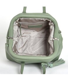 LA BAGAGERIE 【インスタグラマー・本郷智香子さんコラボ商品】フレームソフトレザーバッグ Sサイズ