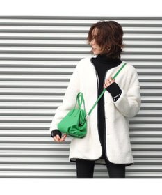 LA BAGAGERIE 【インスタグラマー・本郷智香子さんコラボ商品】フレームソフトレザーバッグ Sサイズ