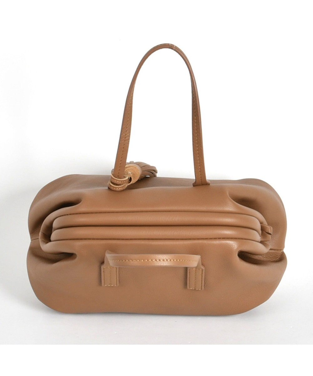 LA BAGAGERIE 【インスタグラマー・本郷智香子さんコラボ商品】フレームソフトレザーバッグ Mサイズ 