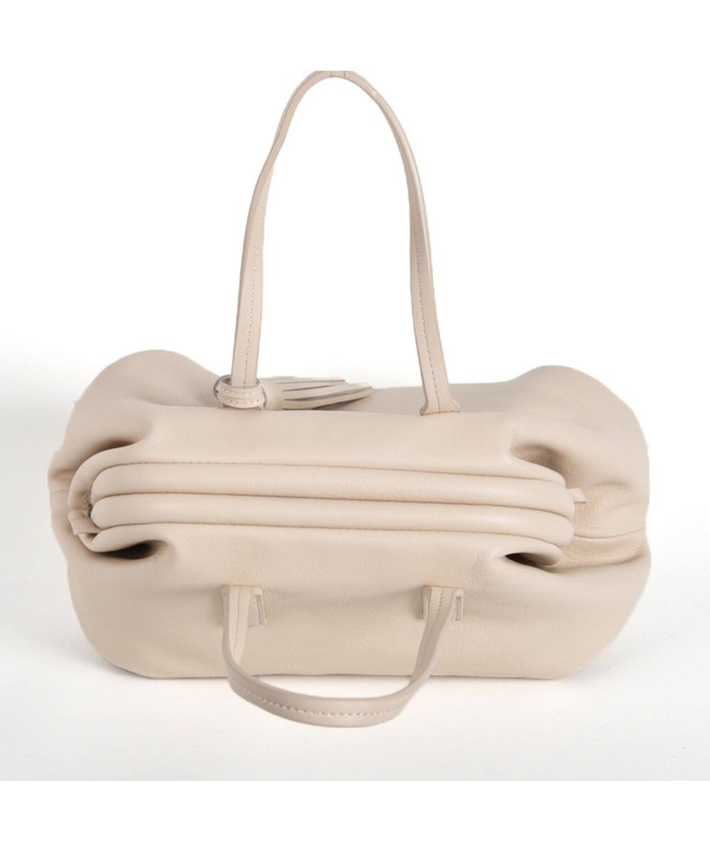 LA BAGAGERIE 【インスタグラマー・本郷智香子さんコラボ商品】フレームソフトレザーバッグ Mサイズ 