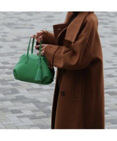 LA BAGAGERIE 【インスタグラマー・本郷智香子さんコラボ商品】フレームソフトレザーバッグ Mサイズ