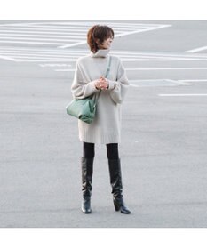 LA BAGAGERIE 【インスタグラマー・本郷智香子さんコラボ商品】フレームソフトレザーバッグ Mサイズ