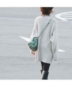 LA BAGAGERIE 【インスタグラマー・本郷智香子さんコラボ商品】フレームソフトレザーバッグ Mサイズ