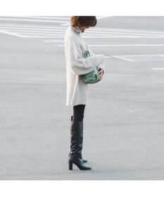 LA BAGAGERIE 【インスタグラマー・本郷智香子さんコラボ商品】フレームソフトレザーバッグ Mサイズ