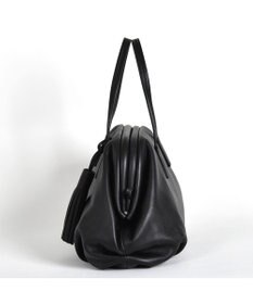 LA BAGAGERIE 【インスタグラマー・本郷智香子さんコラボ商品】フレームソフトレザーバッグ Mサイズ