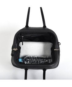 LA BAGAGERIE 【インスタグラマー・本郷智香子さんコラボ商品】フレームソフトレザーバッグ Mサイズ