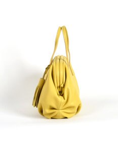 LA BAGAGERIE 【インスタグラマー・本郷智香子さんコラボ商品】フレームソフトレザーバッグ Mサイズ