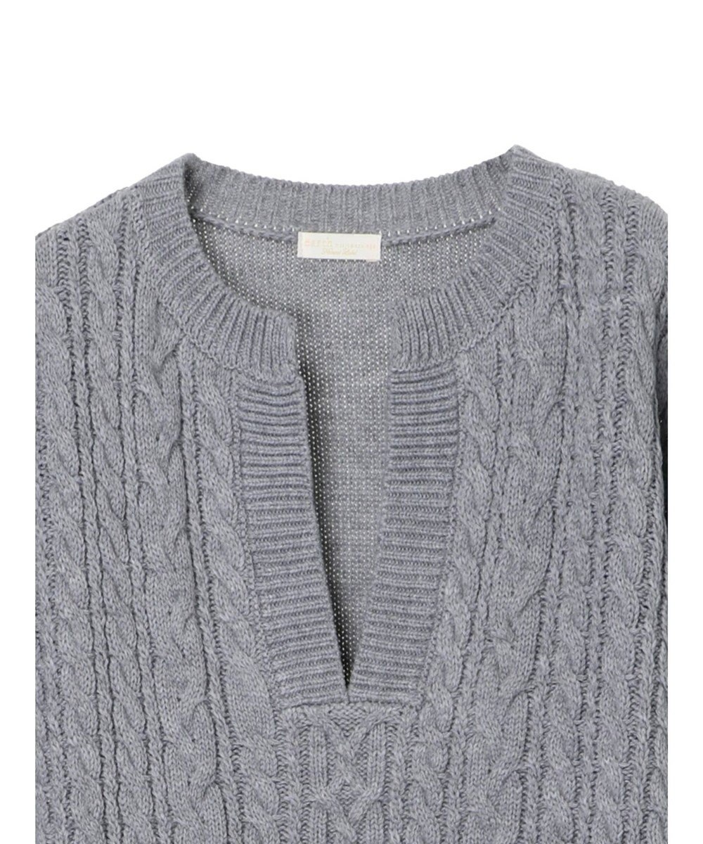 ヘンリーネックケーブルニットワンピース Earth Music Ecologyファッション通販 公式通販 オンワード クローゼット