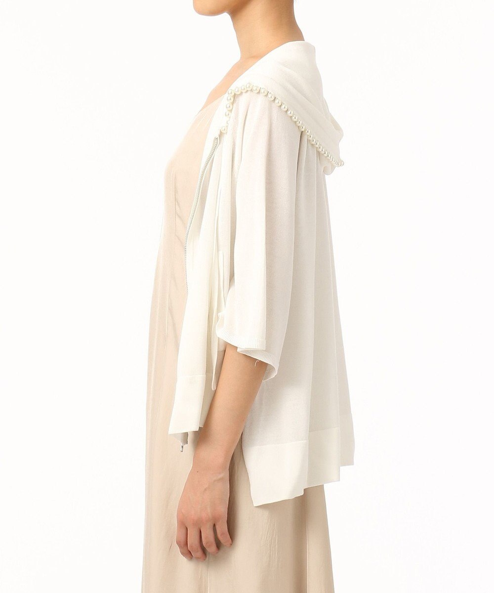 GRACE CONTINENTAL パールニットフーディー 