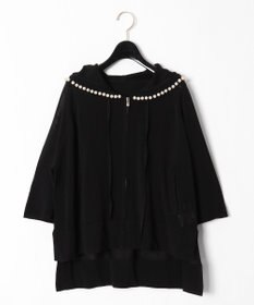 GRACE CONTINENTAL パールニットフーディー