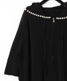 GRACE CONTINENTAL パールニットフーディー