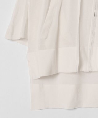 GRACE CONTINENTAL パールニットフーディー ホワイト