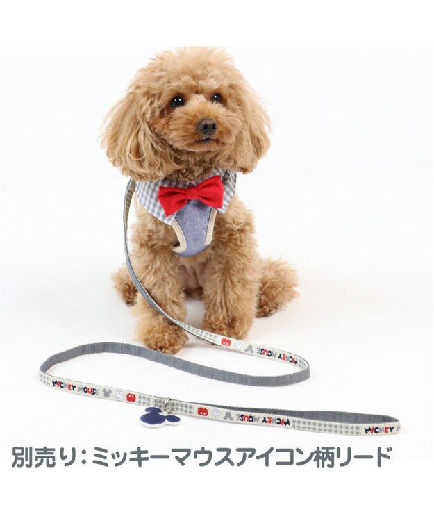 PET PARADISE ミッキーマウス アイコン柄 ベストハーネス 4S〔超小型犬〕 -