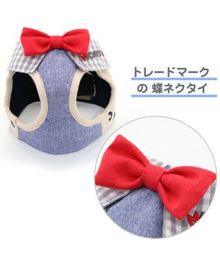 PET PARADISE ミッキーマウス  ベストハーネス 【SS】アイコン柄 小型犬 グレー