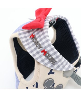 PET PARADISE ミッキーマウス  ベストハーネス 【SS】アイコン柄 小型犬 グレー