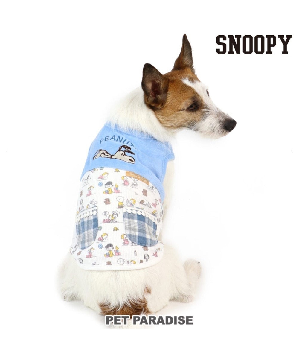 PET PARADISE スヌーピー ベイビー タンクトップ 青 〔超小型・小型犬〕 水色