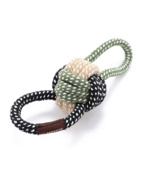  ペットパラダイス 引っ張りボール トイ カーキ