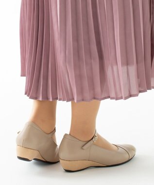 ASICS WALKING ペダラ レディース 3E 3.5CMヒール ベージュ系