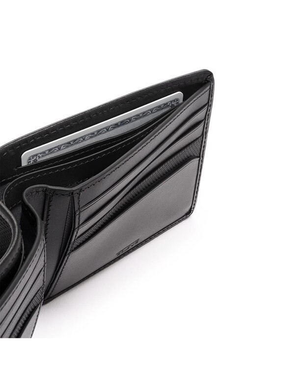 TUMI メンズ  ALPHA SLG グローバル・ダブル・ビルフォールド ブラック