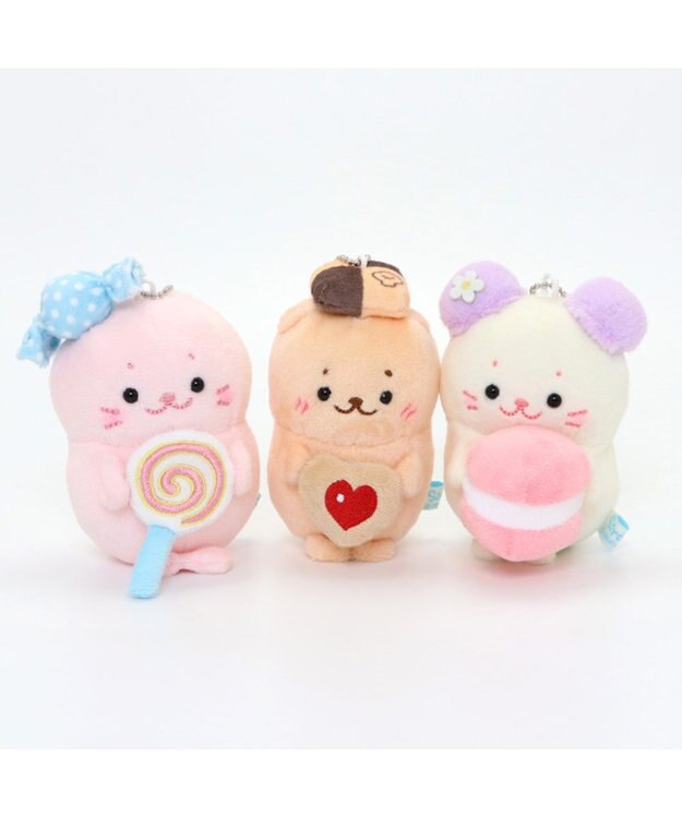 Mother garden しろたん らっこいぬ お座り クッキー ちびマスコット 11cm 0