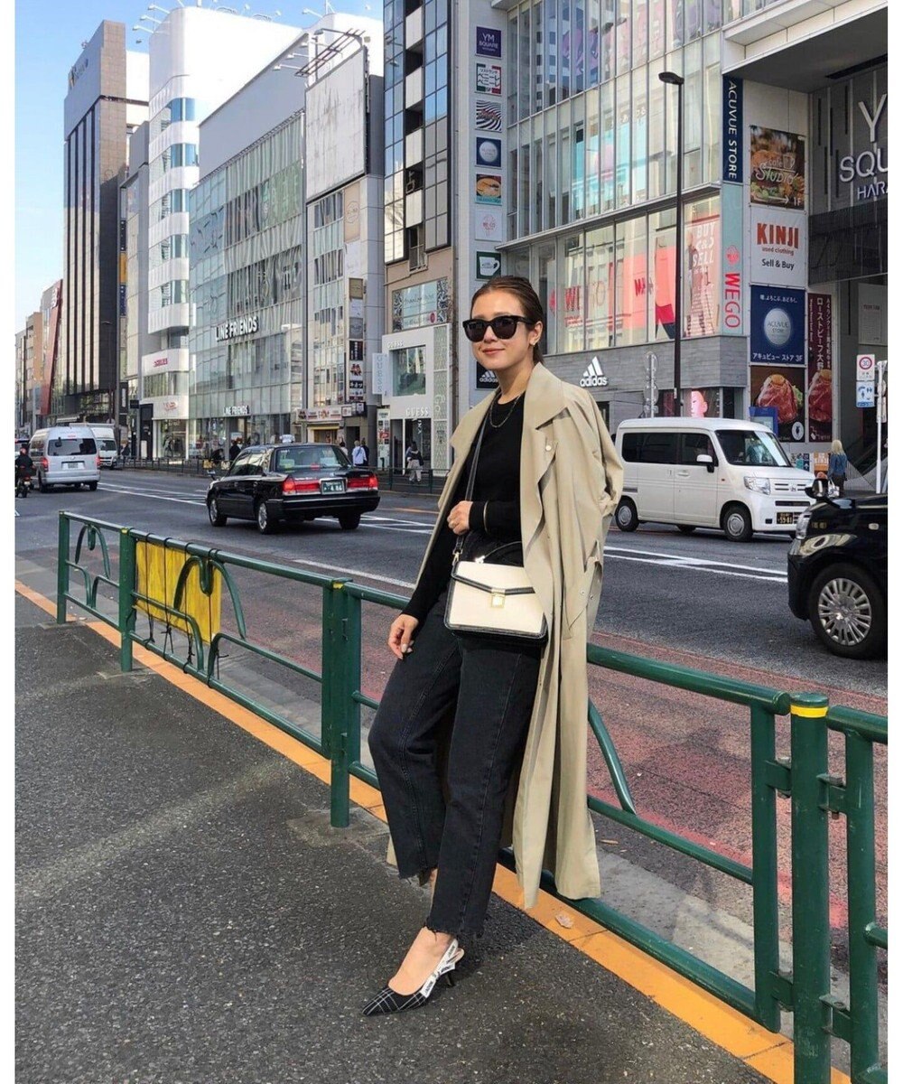 インスタグラマーyukoさん Dame Frankコラボ商品 キャンバスコンビショ La Bagagerieファッション 通販 公式通販 オンワード クローゼット