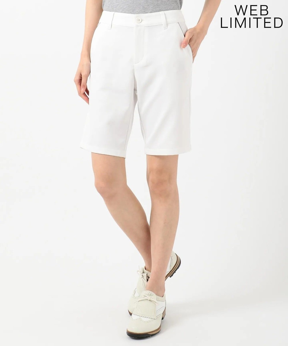 【オンワード】 23区GOLF>パンツ 【WOMEN】【ストレッチ/WEB限定】4WAYストレッチツイル パンツ ホワイト 61 レディース 【送料無料】