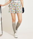 23区GOLF 【WOMEN】【ストレッチ】25周年 イラストレーターコラボ総柄 ショートパンツ
