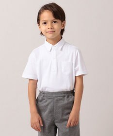 J.PRESS KIDS 【110-130cm】40/2シルケット天竺 半袖 ポロシャツ