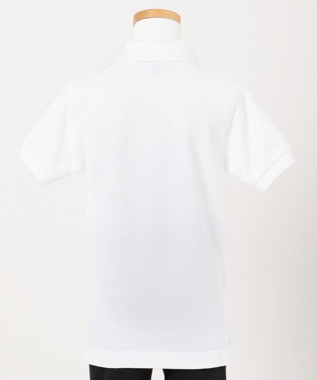 J.PRESS KIDS 【90-130cm】40/2鹿の子 半袖 ポロシャツ ホワイト系