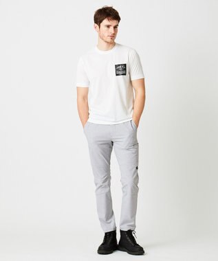 JOSEPH ABBOUD MOUNTAIN 2WAYストレッチシャンブレー パンツ ライトグレー系