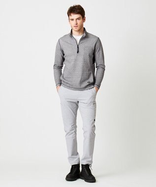 JOSEPH ABBOUD MOUNTAIN 2WAYストレッチシャンブレー パンツ ライトグレー系