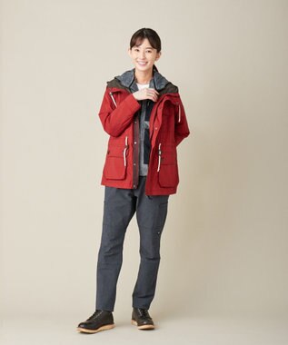 JOSEPH ABBOUD MOUNTAIN Shape 2WAYストレッチ パンツ カーキ系