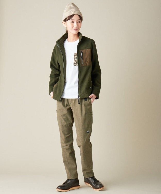 JOSEPH ABBOUD MOUNTAIN Shape 2WAYストレッチ パンツ カーキ系