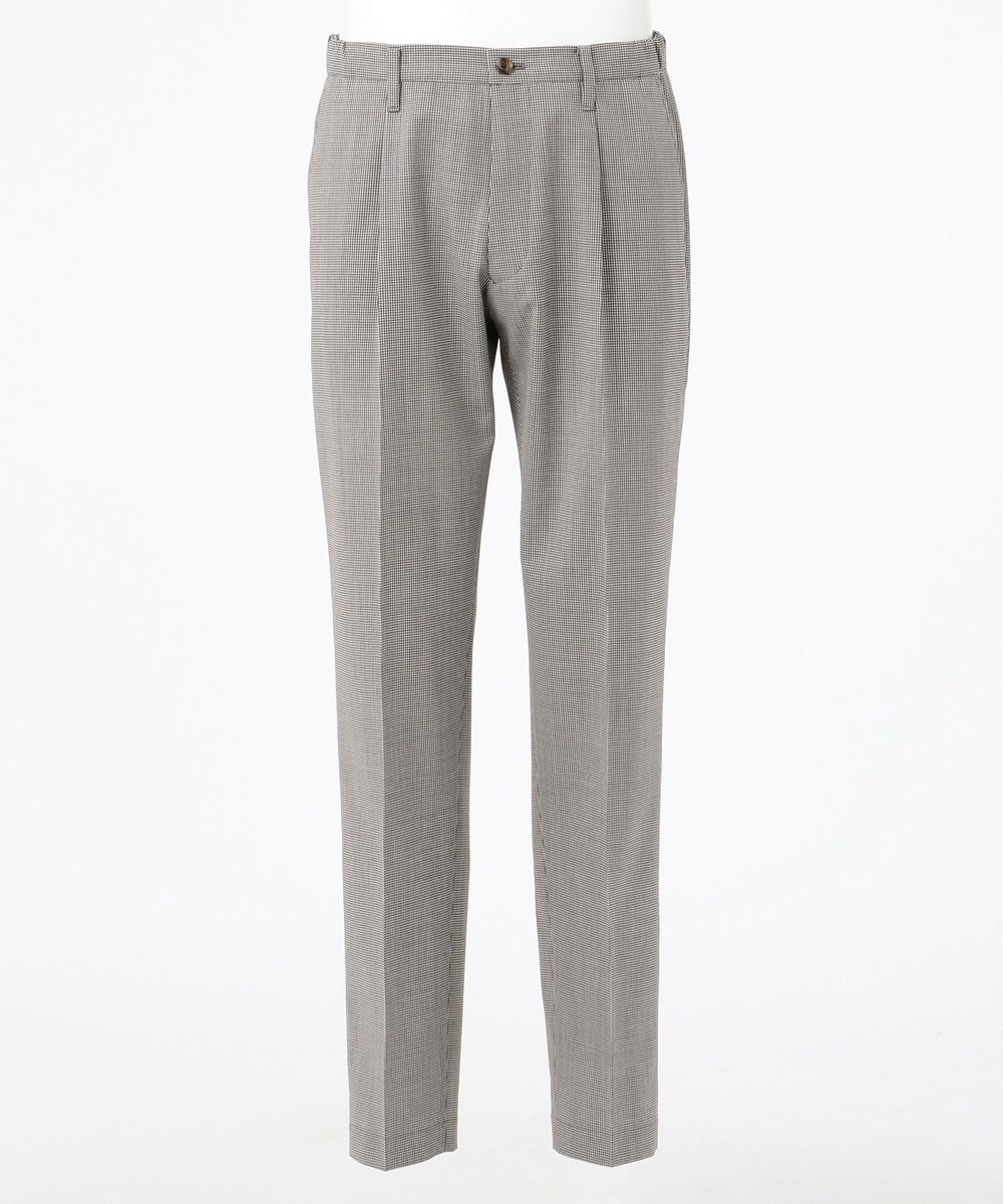 【オンワード】 DAKS>パンツ 【洗える / タック入り】テクノトロピカルシェパードチェック パンツ ブラウン LL メンズ 【送料無料】